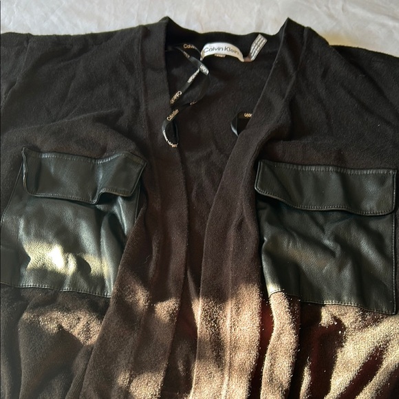 Calvin Klein Black and Brown Cardigan - Picture 8 of 12